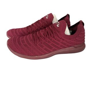 APL Men's Knit Sneakers in Wine Red